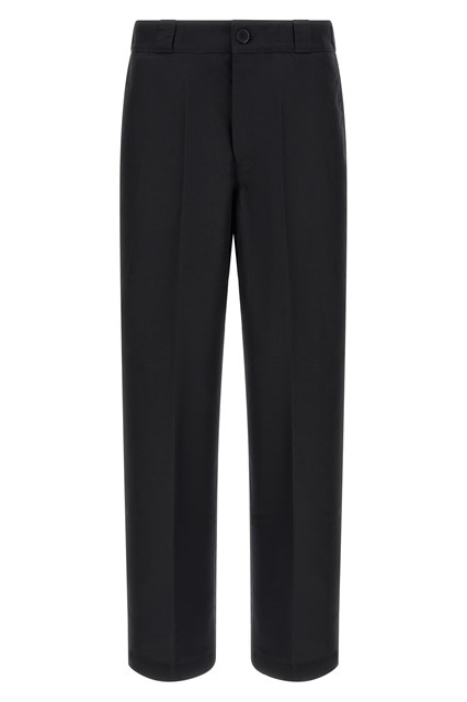 Pantalone in tela con piega