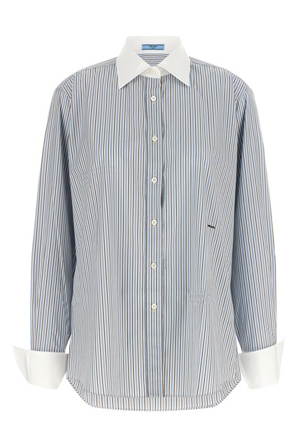 Camicia popeline a righe