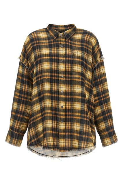 Camicia orlo a taglio vivo