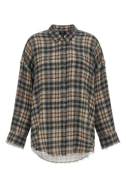 Camicia orlo a taglio vivo