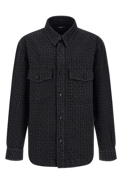 Overshirt motivo monogram