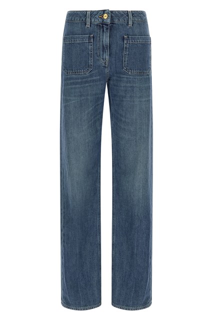 Jeans ricamo logo