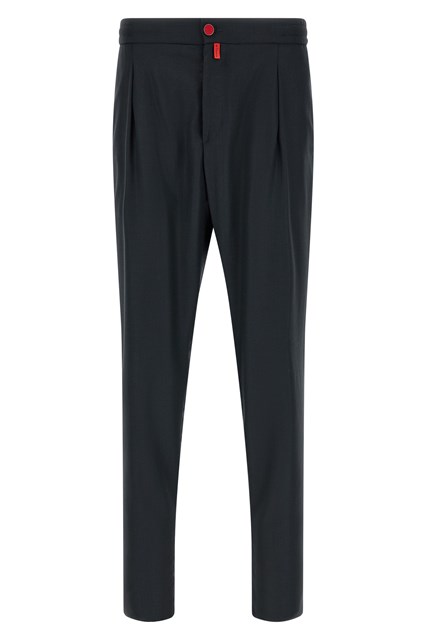 Pantalone bottone rosso