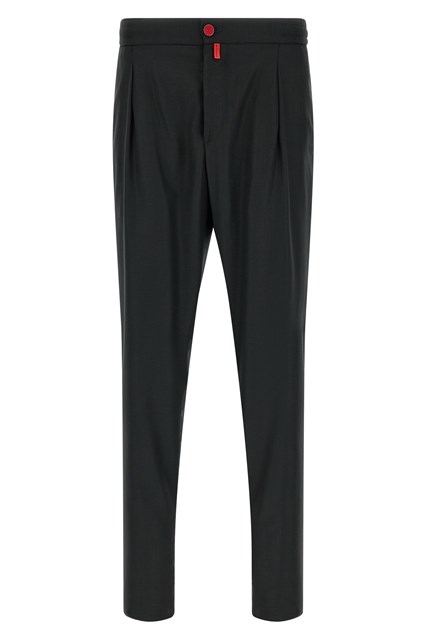 Pantalone bottone rosso