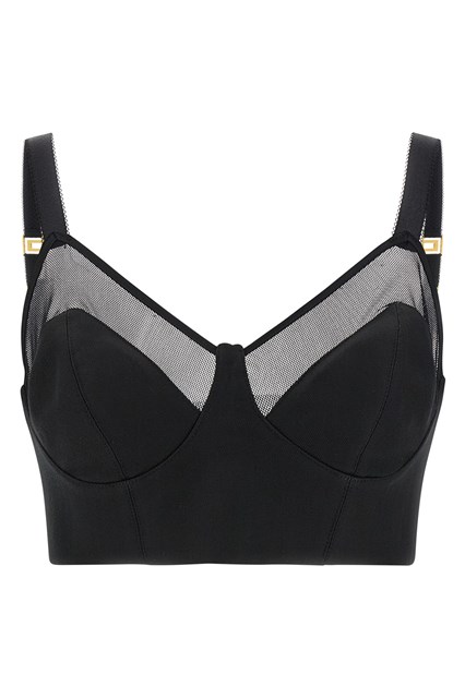 Top fresco lana e tulle