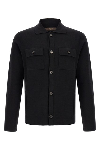 Cardigan modello Sahariana
