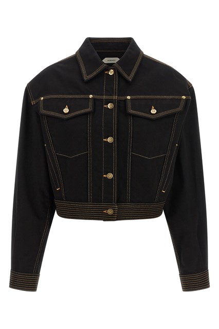 Giacca blouson in denim