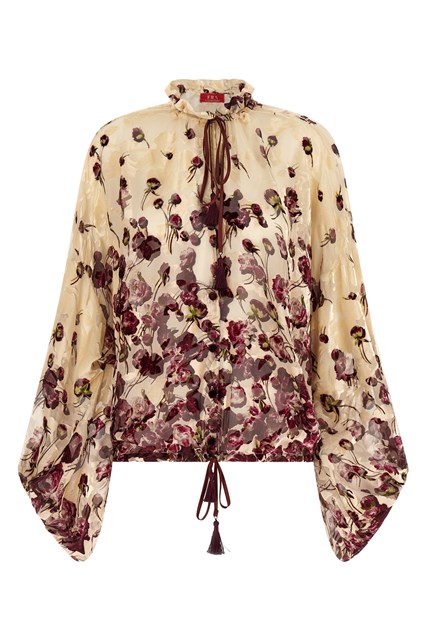 Blusa con maniche Baloon