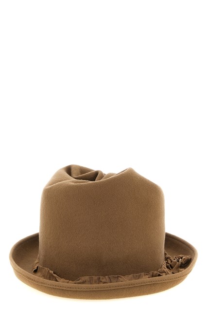 Cappello corona arricciata