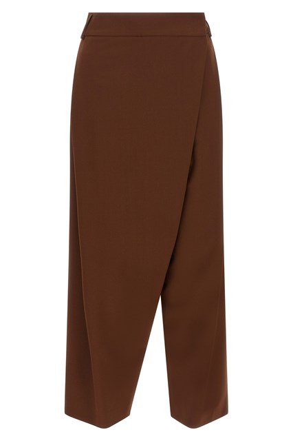 Pantalone con pannello asimmetrico