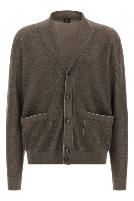 Cardigan collo sciallato