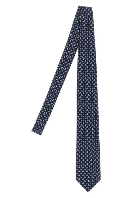 Cravatta motivo micro-Paisley