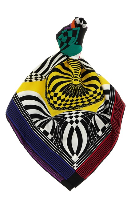 Foulard in seta stampa 'Theatre'