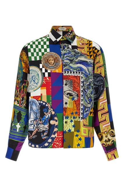Camicia 'Medusa Collage'