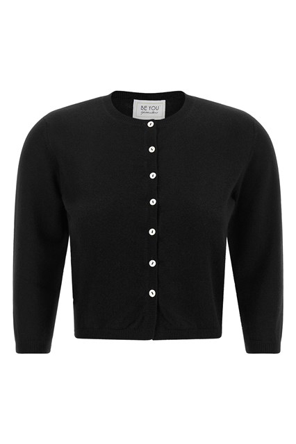 Cardigan girocollo