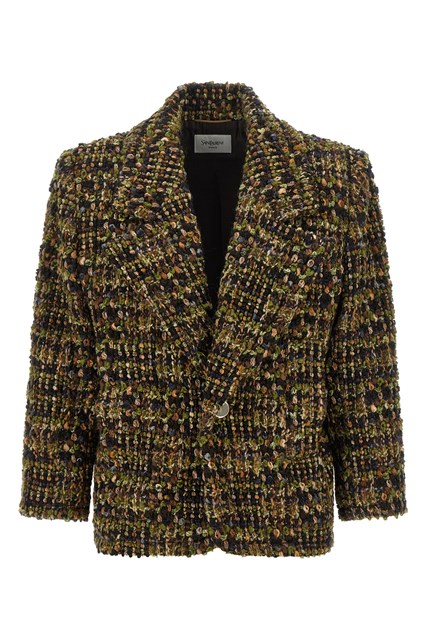 Blazer tweed bouclé