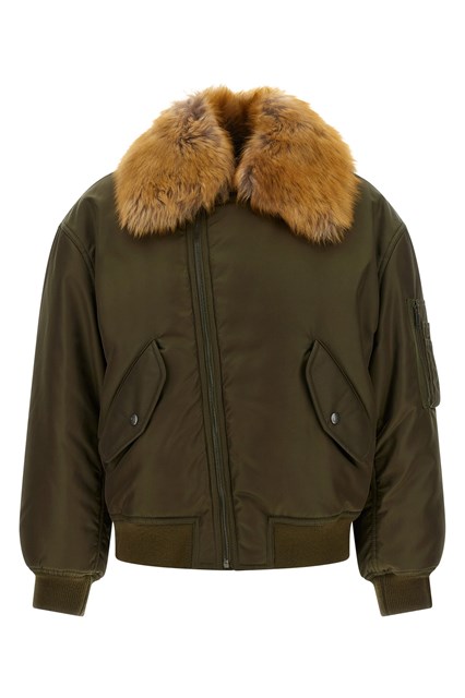 Bomber collo shearling rimovibile