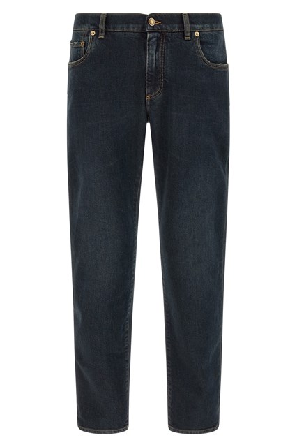 Jeans placca logo