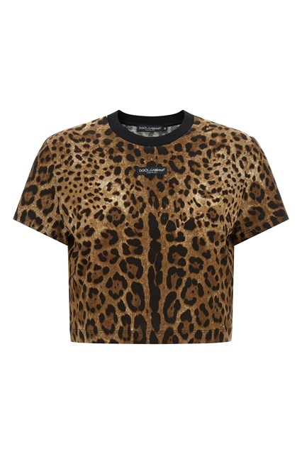 T-shirt cropped 'Leo'