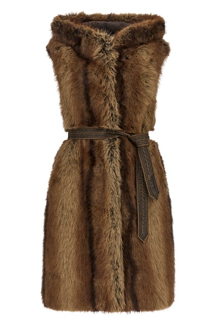 Gilet in eco-pelliccia 'Galearis'