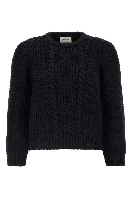 Maglione in lana con lavorazione