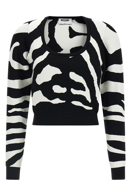 Maglia intarsio Zebra