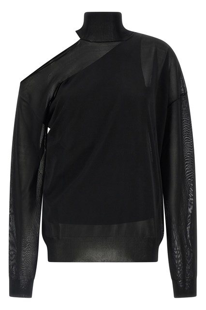 Top doppio in maglia