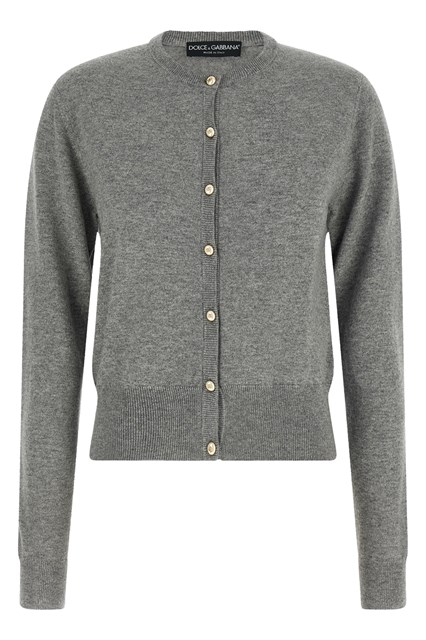 Cardigan bottoni logo