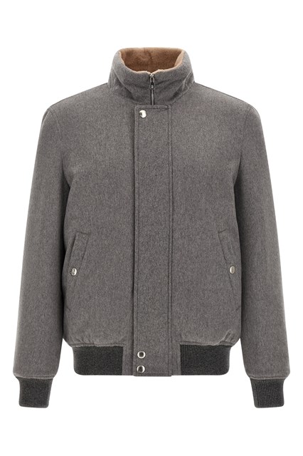 Giacca cashmere e vigogna