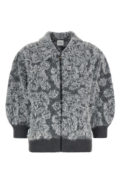 Cardigan maglia jacquard