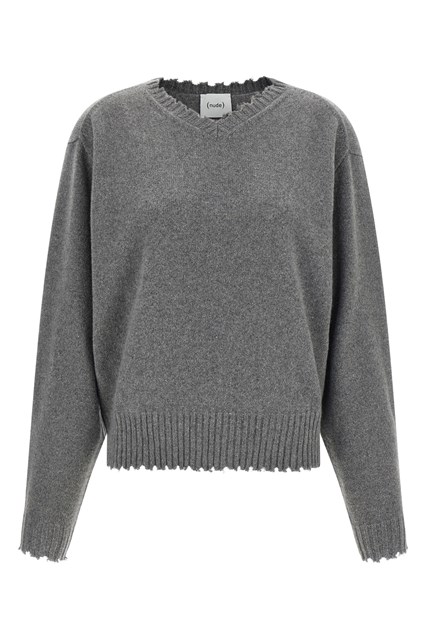 Maglia orli sfrangiati