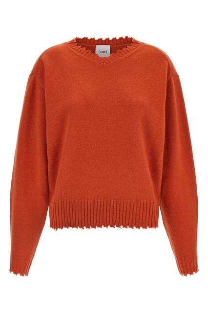 Maglia orli sfrangiati