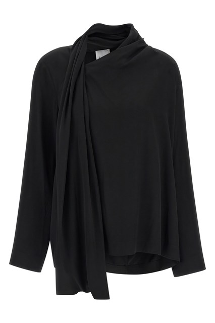 Blusa pannello drappeggiato