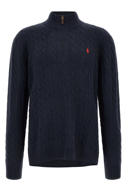Maglione a trecce