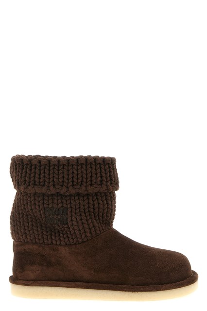 Stivaletto suede e maglia