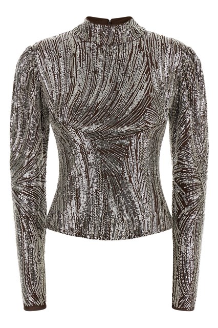 Top paillettes