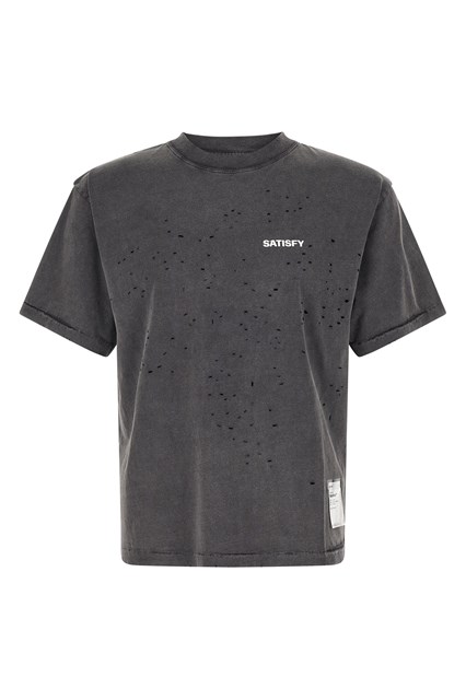 T-shirt con dettagli traforati