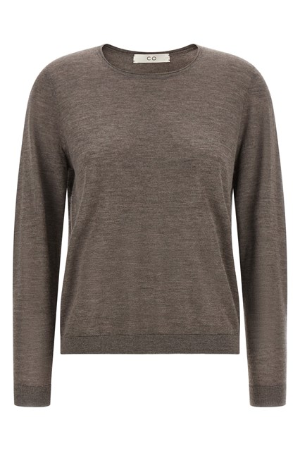 Maglia con scollo arrotolato
