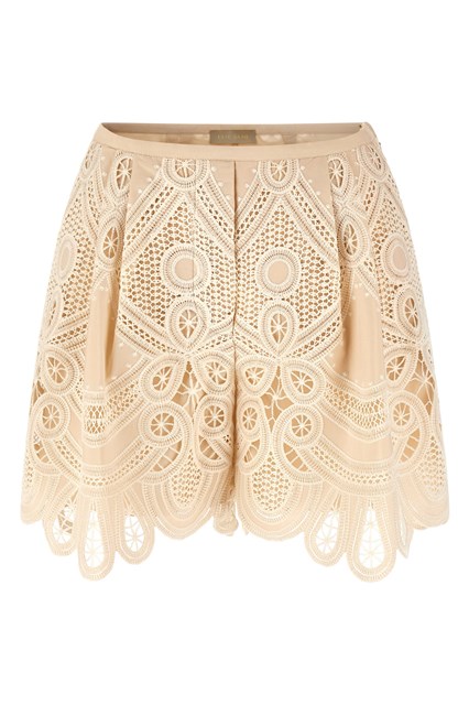 Short con ricamo Macramé