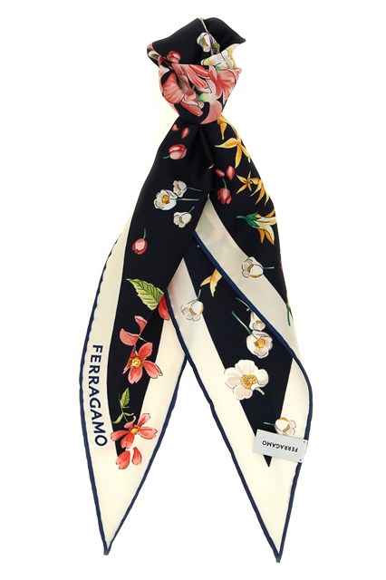 Foulard a rombo stampa 'Primavera'