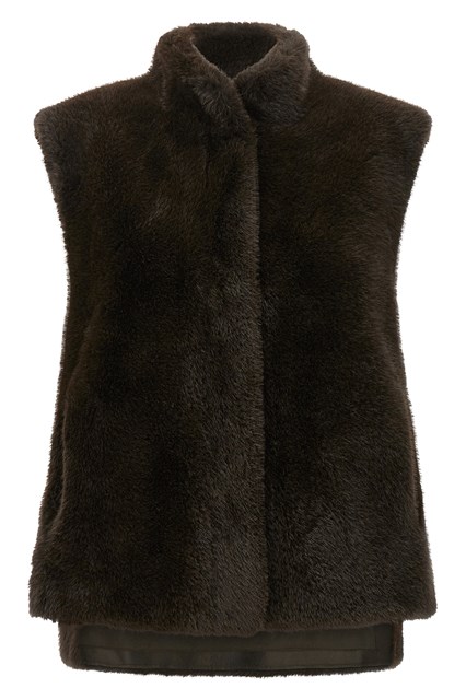 Gilet in pelliccia sintetica