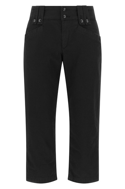 Pantalone 'Berna' capri con bottoni