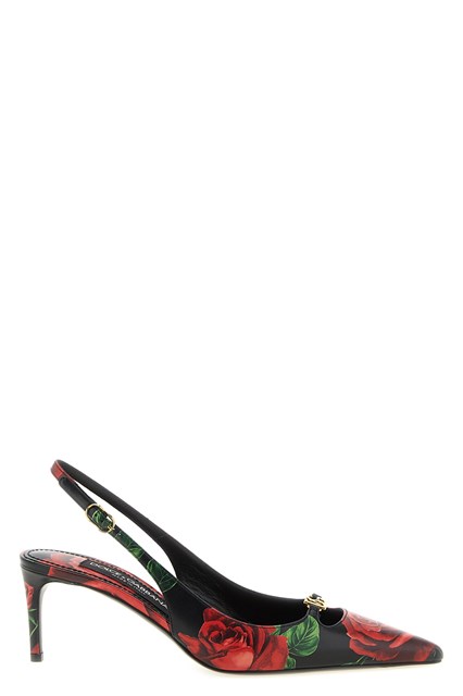 Slingback stampa rose