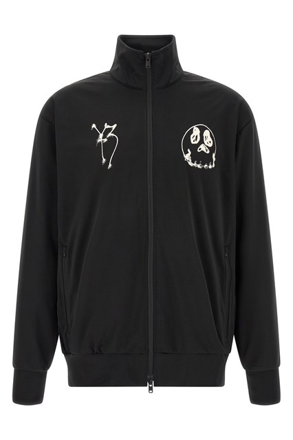 Felpa con zip 'Track Top  GFX NYLN ' con stampa