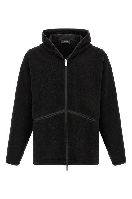 Giacca soft con cappuccio