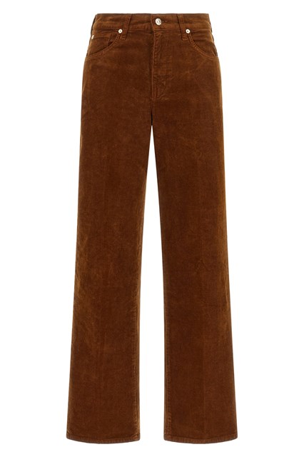 Pantalone 'Stovepipe Straight' in velluto