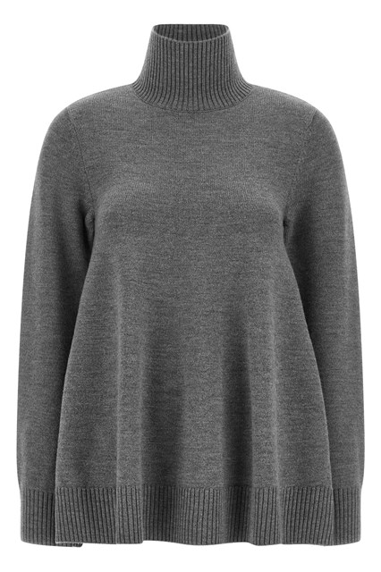 Maglia collo alto svasata