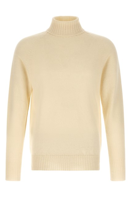 Maglia collo alto con spacchi