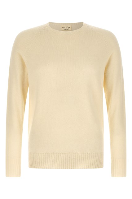 Maglia girocollo con spacchi