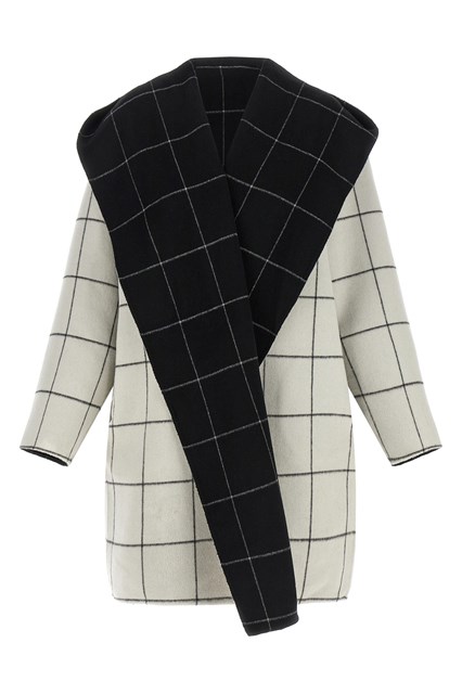 Cappotto revrsibile ' Windowpane Hoodie'